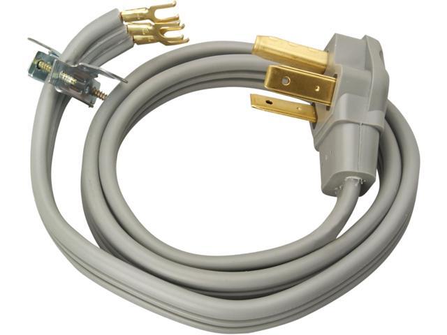 Southwire Dryer Power Cord - Built for Safe & Secure Dryer Connections - 3-Wire Design - Flat Right Angle Plug - Copper Conductors - 30 Amp - 6 Foot