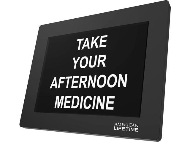 American Lifetime Upgraded Version, Day Clock Extra Large Impaired Vision Digital Clock with Backup and 5 Alarm Options, Black