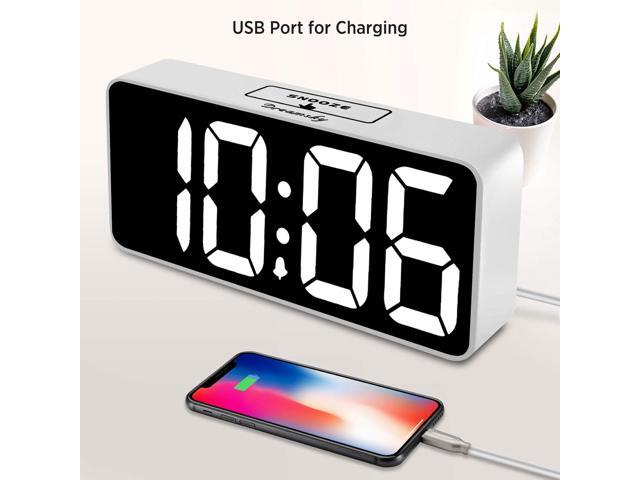 DreamSky Large Digital Alarm Clock Big Numbers for Seniors & Visually Impaired, 9 Inches Electric Clocks for Bedroom, Jumbo Display Fully Dimmable...