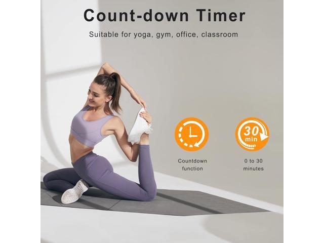 JALL 16' Large Digital Wall Mount Clock, Count Down Timer, Alarm, Big LED, 8 RGB Color, DST, Temperature for Living Room Classroom Desk, Xmas,...