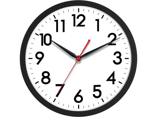 AKCISOT 14 Inch Wall Clock Silent Non-Ticking Modern Wall Clocks Battery Operated - Analog Classic Clock for Office, Home, Bathroom, Kitchen,...
