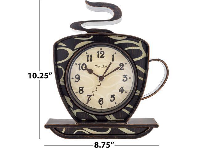 Westclox 10.25 Coffee Cup, 3-D Wall Clock Model# 32038