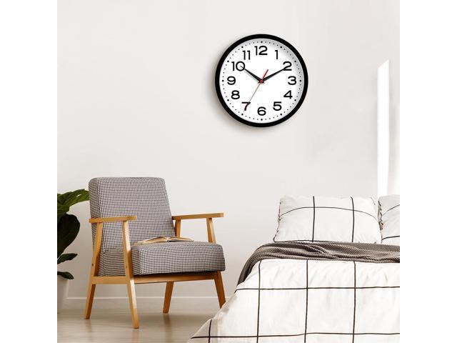 Wall Clock 14 Inch Large Silent Non-Ticking Modern Clock Battery Operated Classic Simple Minimalist Analog Decorative for Kitchen, Living...
