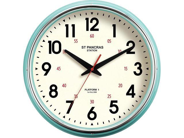 Wall Clock Metal 12.4' Vintage Retro Wall Clocks Countryside Style Silent Non Ticking Easy to Read for Living Room, Kitchen, Bedroom, Office,...