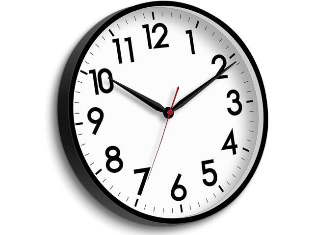 AKCISOT 16 Inch Wall Clock Large Silent Non-Ticking Wall Clocks Battery Operated - Analog Classic Clock Decorative for Living Room, Office, Home,...
