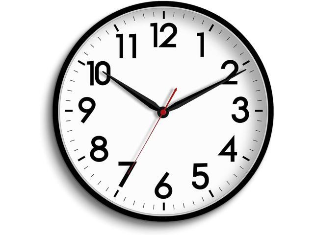 AKCISOT 16 Inch Wall Clock Large Silent Non-Ticking Wall Clocks Battery Operated - Analog Classic Clock Decorative for Living Room, Office, Home,...