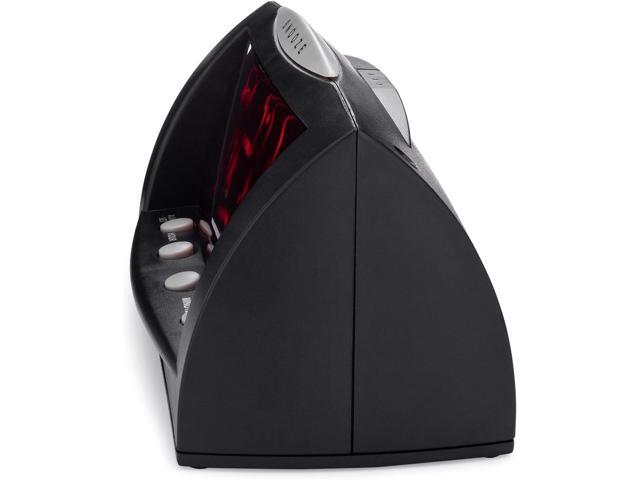 Westclox Digital Alarm Clock for Bedroom or Office, Large 1.8' Red LED Display with Oversized Snooze Bar, Corded with Battery Backup, (Black, 8-Inch)