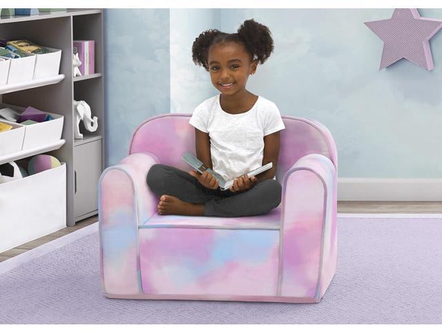 Delta Children Cozee Chair for Kids for Ages 18 Months and Up, Tie Dye