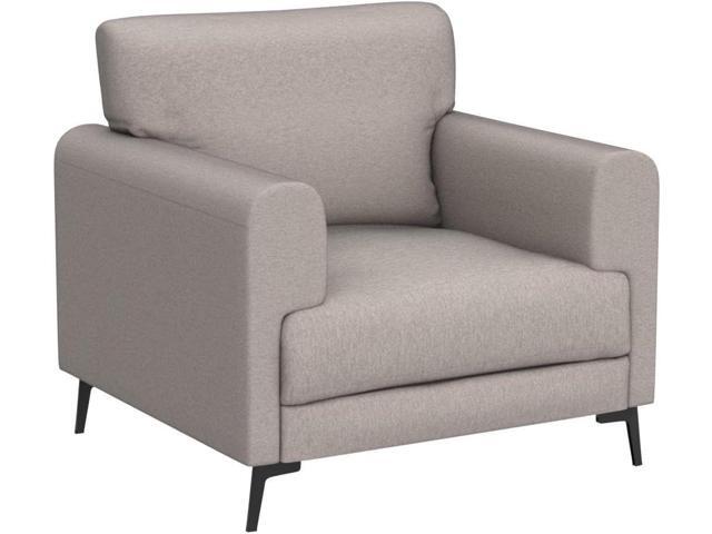 CDCASA Accent Chair, Linen Fabric Oversized Mid Century Modern Chair Set of 1, Comfy Upholstered Armchair Reading Accent Chairs Sofa Chairs for...