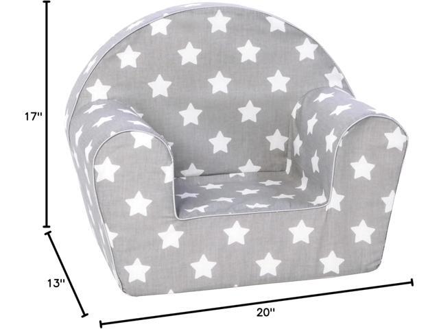 Delsit Kids Couch for Toddlers - Comfy Armchair for Children, Lightweight Foam Sofa and Reading Chair with Removable Cover, Made in Europe
