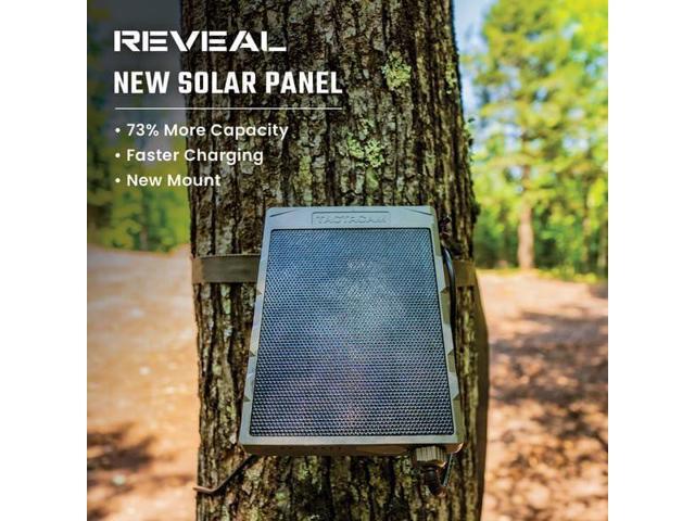 TACTACAM Reveal Solar Panel for Cellular Trail Cameras X 2.0, X, Gen 1, SK, XB (Solar Panel)