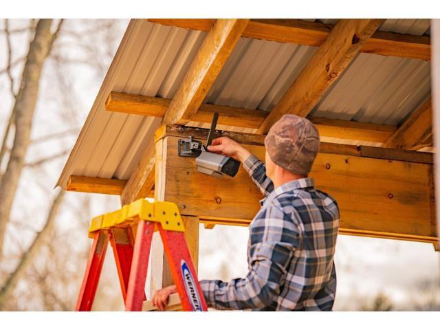 TACTACAM Defend Cellular Security Camera - No WiFi Required - Motion Activated Wireless Camera - Motion Detection - Includes Solar Panel,...