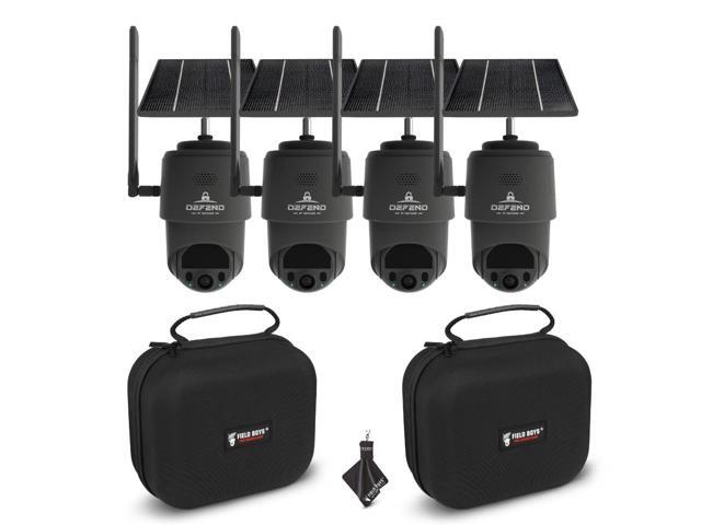 TACTACAM Defend 360 Cellular Security Camera, 4K Photos, 1080p Video, Solar + Rechargeable Battery, 360° Pan/Tilt/Zoom, LTE Cellular, Motion...