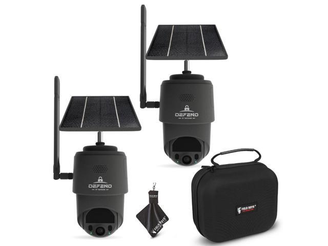 TACTACAM Defend 360 Cellular Security Camera, 4K Photos, 1080p Video, Solar + Rechargeable Battery, 360° Pan/Tilt/Zoom, LTE Cellular, Motion...