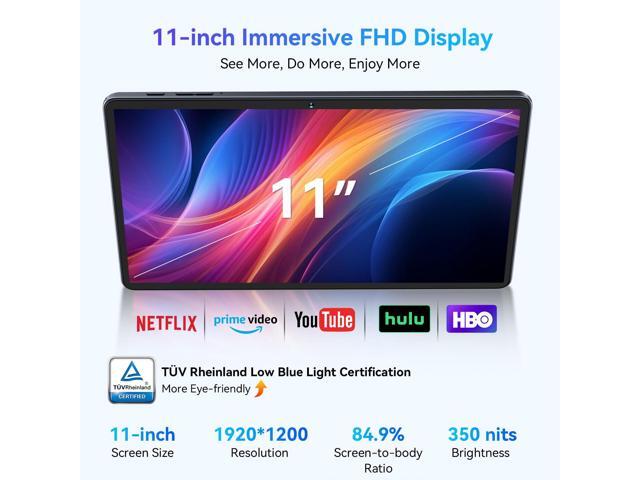 TABWEE Android 15 Tablet 11 Inch FHD Display, 24GB RAM 256GB ROM /2TB TF, T615 Octa-Core AI Tablets, 8000mAh/18W Fast Charge, 5G WiFi & 16MP...