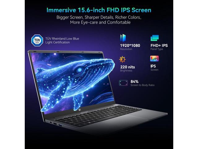 Blackview Huidun 2025 Laptop, 15.6' Laptops Computer for College Student & Business, Quad-Core N150 (Up to 3.6GHz, Beat N95/N97/N100), 16GB DDR4...