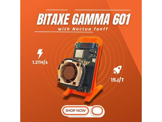Bitaxe Gamma 601 with Noctua fan 1.2TH/s BM1370 SOLO Miner