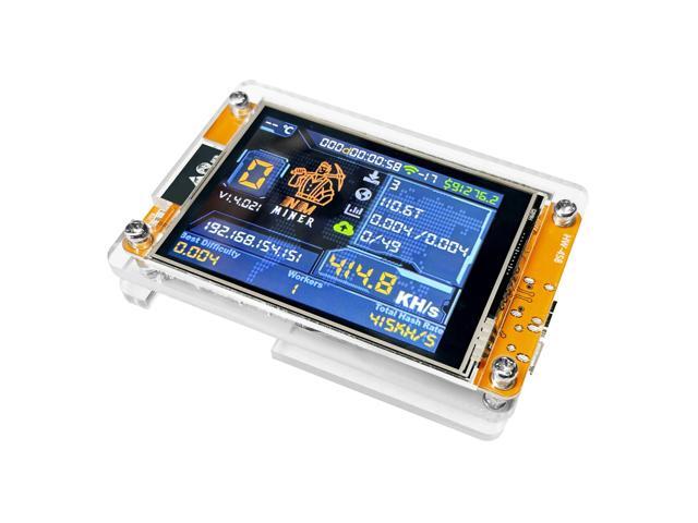 NMMiner NerdMiner 980KH V2 Hashrate ESP32 Miner Lucky 2.8 Inch Smart Screen Bitcoin Miner Single Lot ESP32-2432S028R