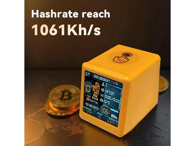 NM TV NMMiner Officail Smart TV 1060KH/s better Nerdminer v2 ESP32 BTC SOLO Lottery Miner & Smart gift home silent Desktop Clock