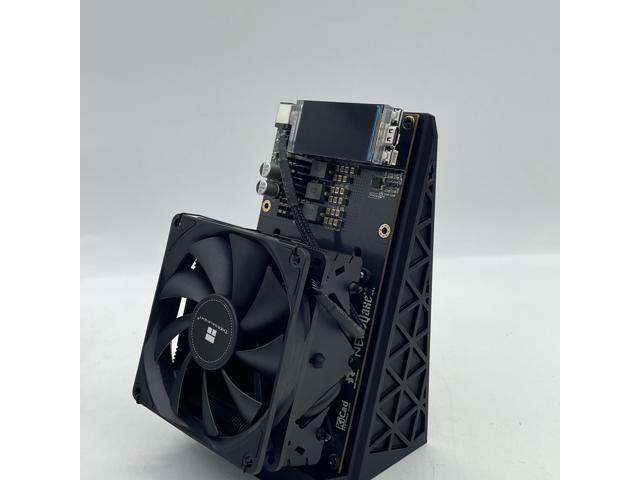 New generation NerdQaxe++ mini miner launched 76W low power consumption silent design 4.8T hashrate air cooling