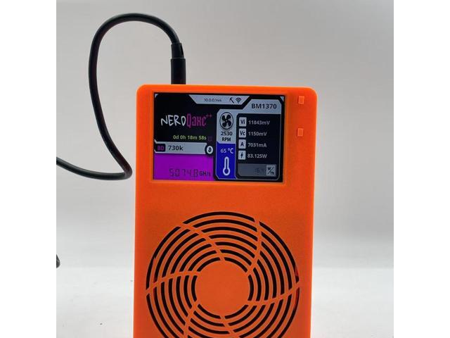 Bitaxe NerdQaxe++ BTC Solo Miner 4.8TH/S 95W BM1370 Chip ASIC Open Source Bitcoin Crypto Miner