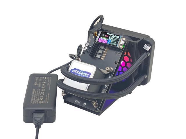 Rev 6.1 NerdQaxe Bitaxe NerdQaxe 6Th 180W Solo Miner For Mining Bitcoin Liquid Cooler BTC Asic Crypto Machine