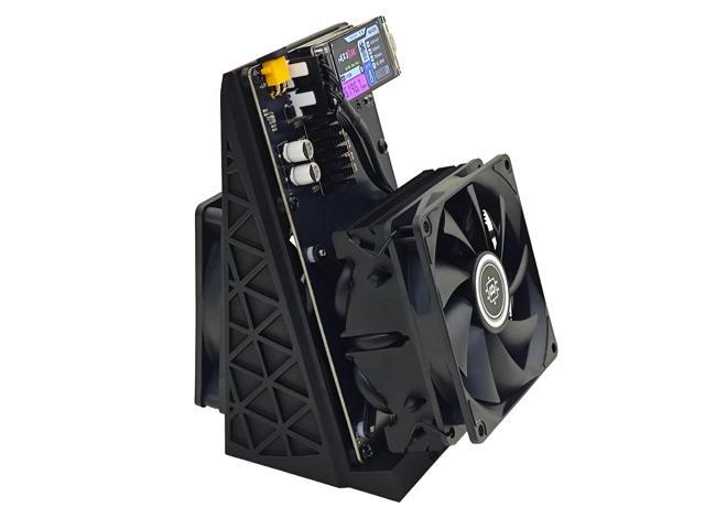 New Bitaxe Rev6.1 NerdQaxe 6th 180W Power Consumption Bitcoin Miner BM 1370 ASIC Crypto Miner,XT30 power feed