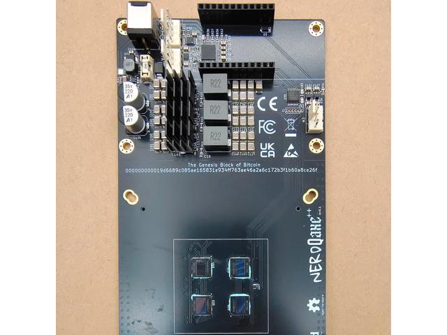 NerdQaxe++ 4.8TH/S board, brand new NerdQaxe mining rig motherboard, suitable for DIY NerdQaxe++ mining rigs Includes BM1370 chip
