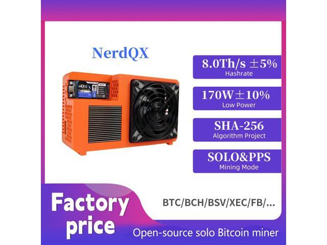 NerdQX 8TH/s Bitcoin Miner Independent Mining Hardware BM1370 Open Source Mini ASIC Personal Blockchain Virtual Currency Miner