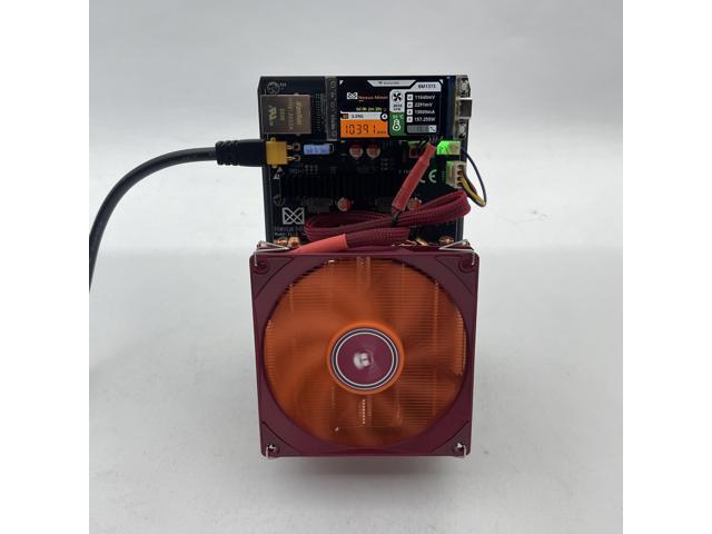 100% noiseless Nexus BM1373 S1 10TH/s 2 chips Sha256 Solo Mining Open Source Bitcoin ASIC Miner Crypto Miner