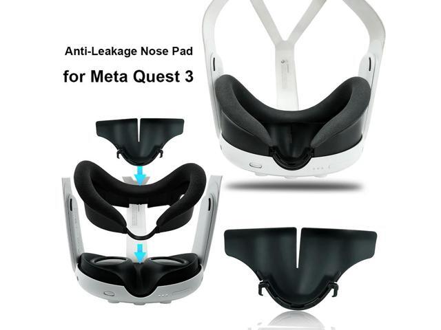 Silicone VR Nose Cushion Breathable Anti-Leakage VR Nose Cover Washable Comfortable for Quest 3 Headset Accessories