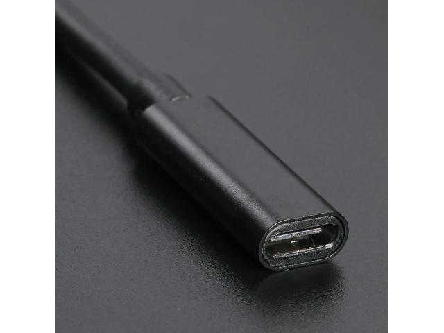PD Charging DC Jack Laptop Charger USB C Female to 4.5x3.0mm Converter for Office Caring Computer Supplies