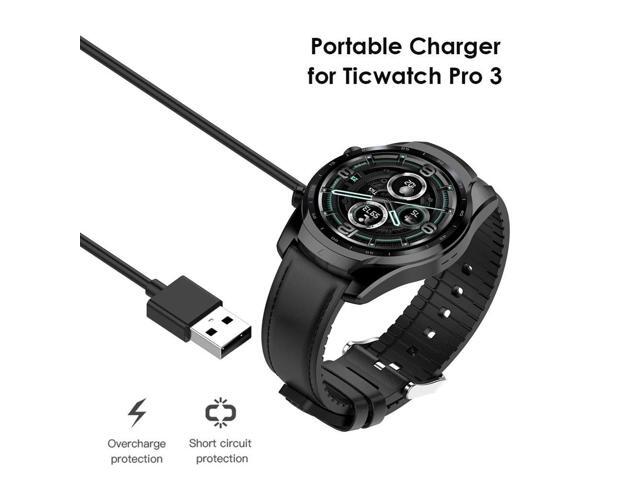 Charger Dock for Ticwatch Pro 3/Ticwatch Pro 3 LTE Smart Watch Power Adapter Smart Watch Wireless Charging Cable