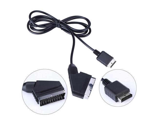 1.8m RGB SCART Cable TV AV Connection Game Cord Wire Game Console Cable TV AV Cable for PS1 PS2 PS3 Line Console