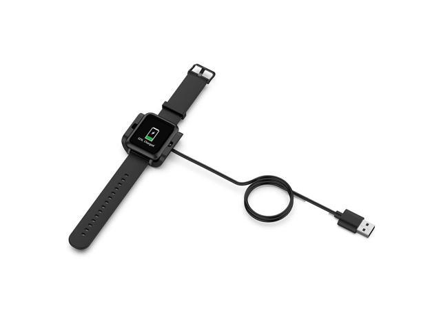 USB Charger Cable Dial Wristwatch 3ft Cord Fashionable Present for Amazfit Bip S A1805 A1916 Smartwatch Decoration