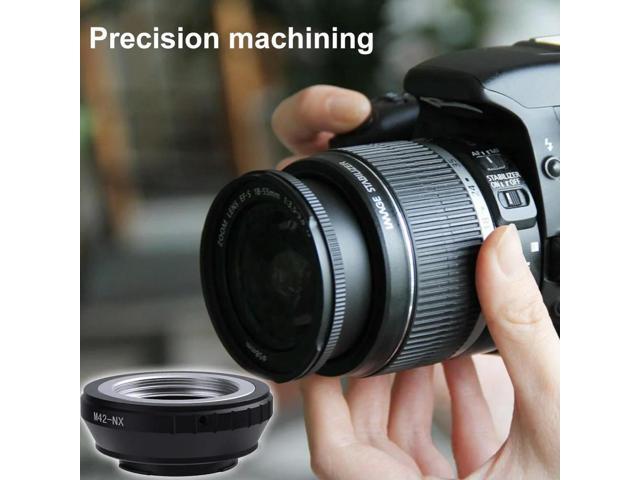 M42-NX M42 Thread Lens to NX Mount Camera Lens Adapter Ring for