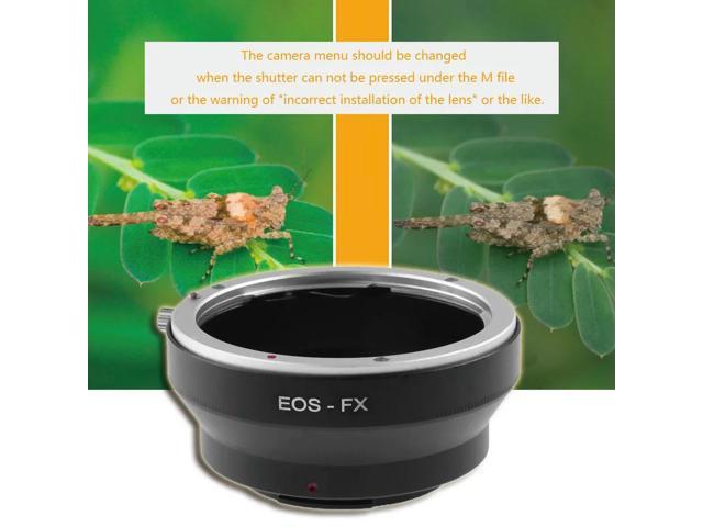 Black Digital Camera Lens Adapter for EOS EF EF-S Mount Lens To FX for Fujifilm X-Pro1 Lenses Accessories