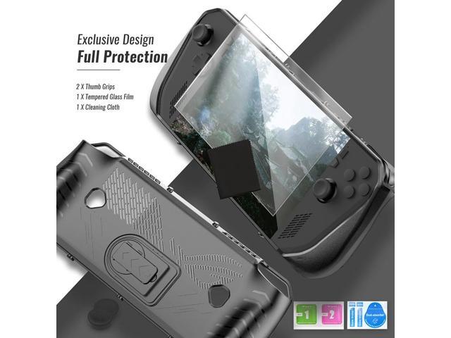 For ROG Ally X TPU Protective Skin Case Anti-Scratch with Stand Shell Sleeve Case All-round Protection Game Accessories