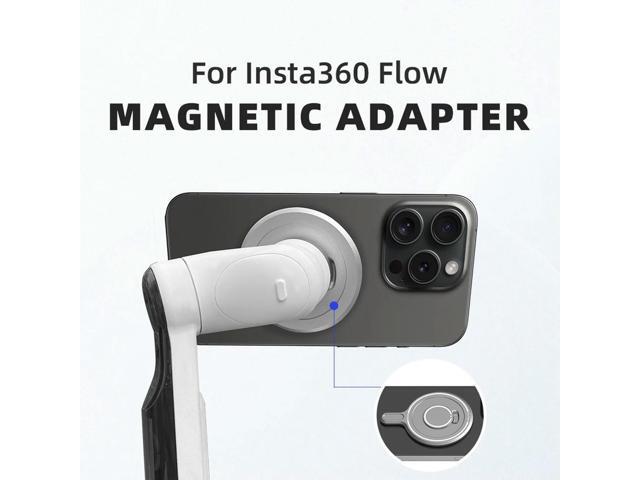 Magnetic Adapter Aluminum Alloy Portable Cell Phone Magnet Mount Adapter for Flow Smartphone Gimbal Stabilizer