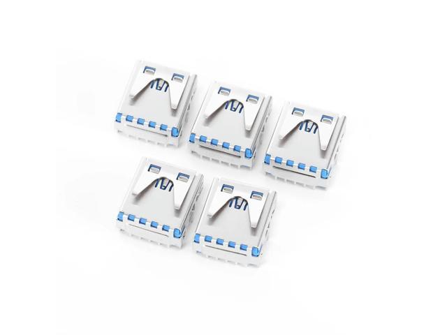 5pcs Professional USB Port Socket Replacement Repair Parts USB Port Socket Jack Connector for PS5 Console Accessories