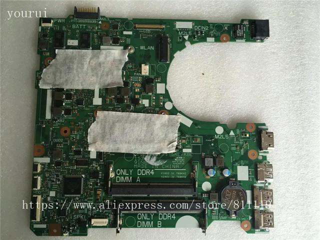 For inspiron 3568 Laptopmotherboard CN-0TR3JC 0TP3JC TR3JC 15341-1 with i7-7500u Tested