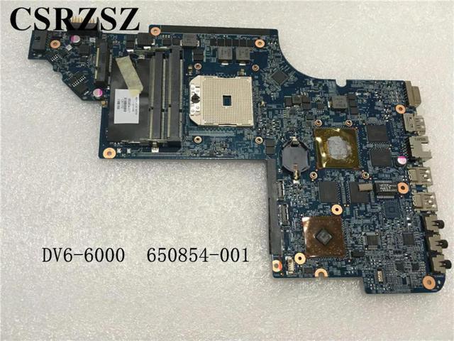 650854-001 650854-501 650854-601 Laptop motherboard For DV6-6000 Mainboard Test ok 100%
