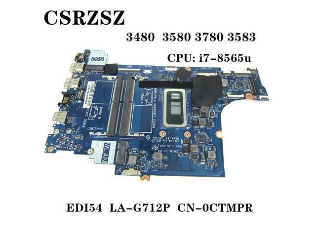 For INSPIRON 3480 3580 3780 3583 with i7-8765u CPU Laptop motherboard LA-G712P CN-0CTMPR 0CTMPR CTMPR Test sll functions