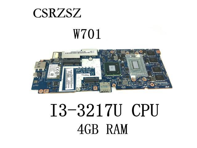 For Iconia Tab W701 Laptop Motherboard I3-3217U CPU 4GB RAM V1JB1 LA-A041P NBL1A11001 Mainboard