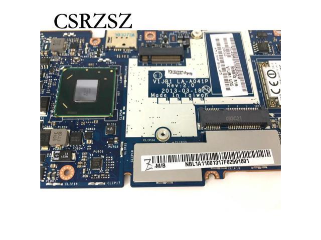 For Iconia Tab W701 Laptop Motherboard I3-3217U CPU 4GB RAM V1JB1 LA-A041P NBL1A11001 Mainboard