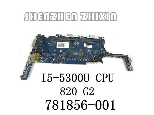 For EliteBook 820 G2 Laptop Motherboard with I5-5300U CPU 6050A2635701-MB-A02 781856-001 781856-601 Mainboard