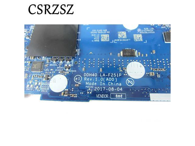 For 7472 7572 LA-F251P Laptop motherboard with i7-8550u CPU CN-0TYGH6 0TYGH6 TYGH6 Mainboard 100% Full Working Well