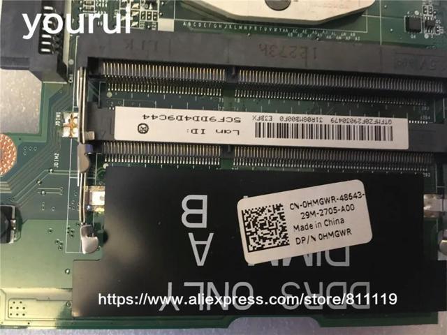 CN-0HMGWR HMGWR For 14R 5420 7420 Laptop Motherboard DA0R08MB6E2 HM77 GT630M 1GB 0HMGWR HMGWR Mainboard