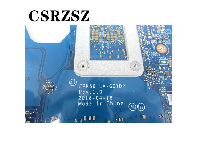 For Pavilion 15-DA 15T-DA Laptop motherboard LA-G07DP L20373-601 with i3-7020uCPU Test ok 100%