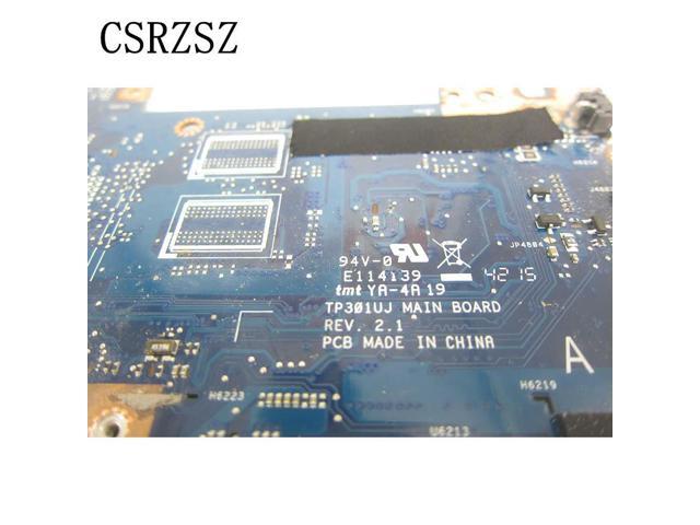 For TP301UJ TP301U Laptop motherboard REV 2.1 with i5-6200u CPU integrated Test good